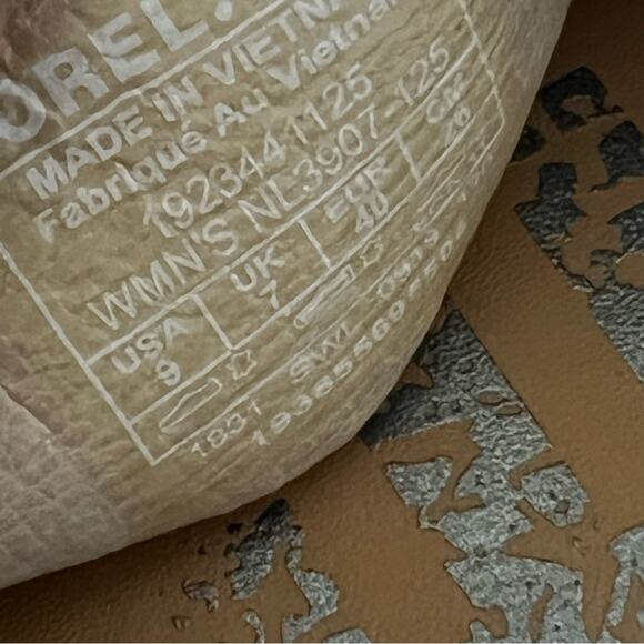 Sorel White Leather Sandals Shoes Women’s 9 NEW - Picture 7 of 7